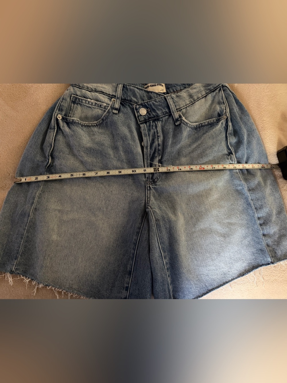 Women's Boomerang Long Shorts NWOT We The Free Colors: Blues Clues & Light Blue - Picture 10 of 11